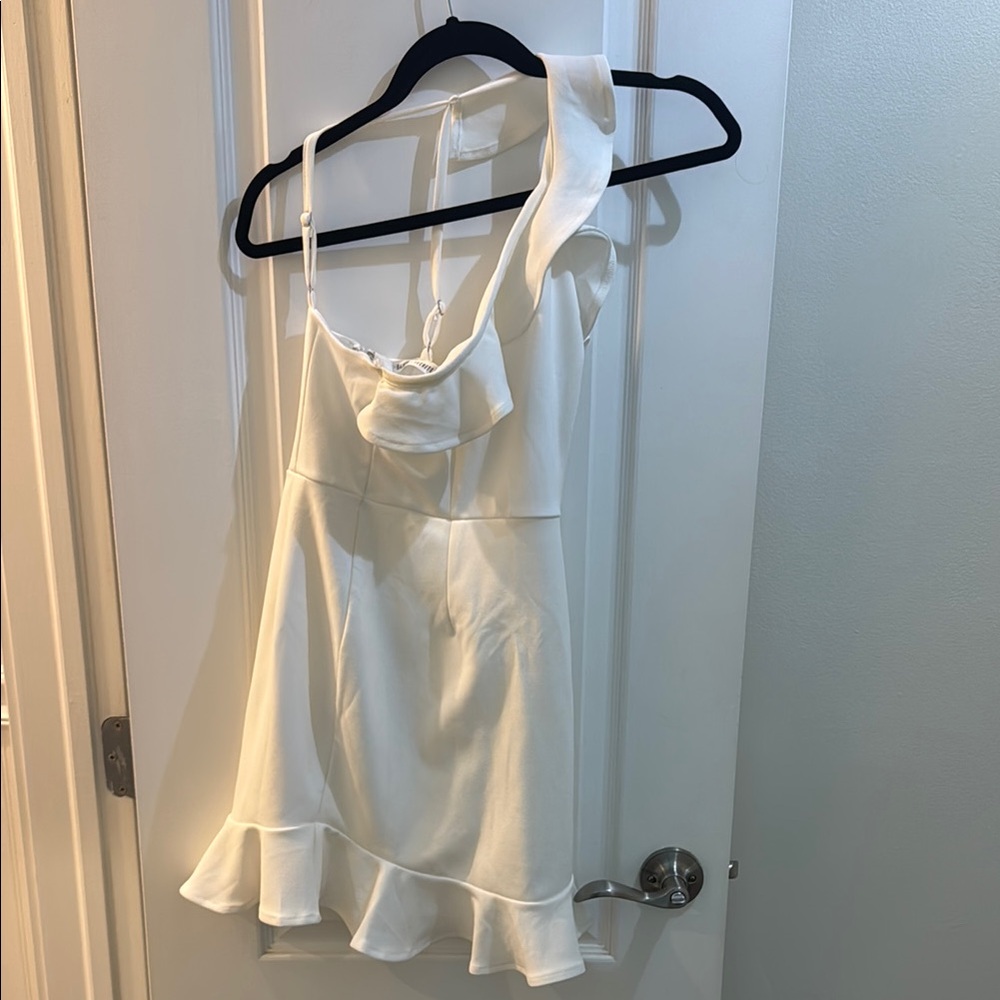 Princess Polly White One Shoulder Dress